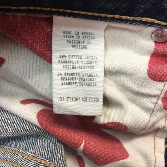 Lucky Brand Dark Wash Straight Leg Jean. Sz 8/29 - Picture 5 of 9